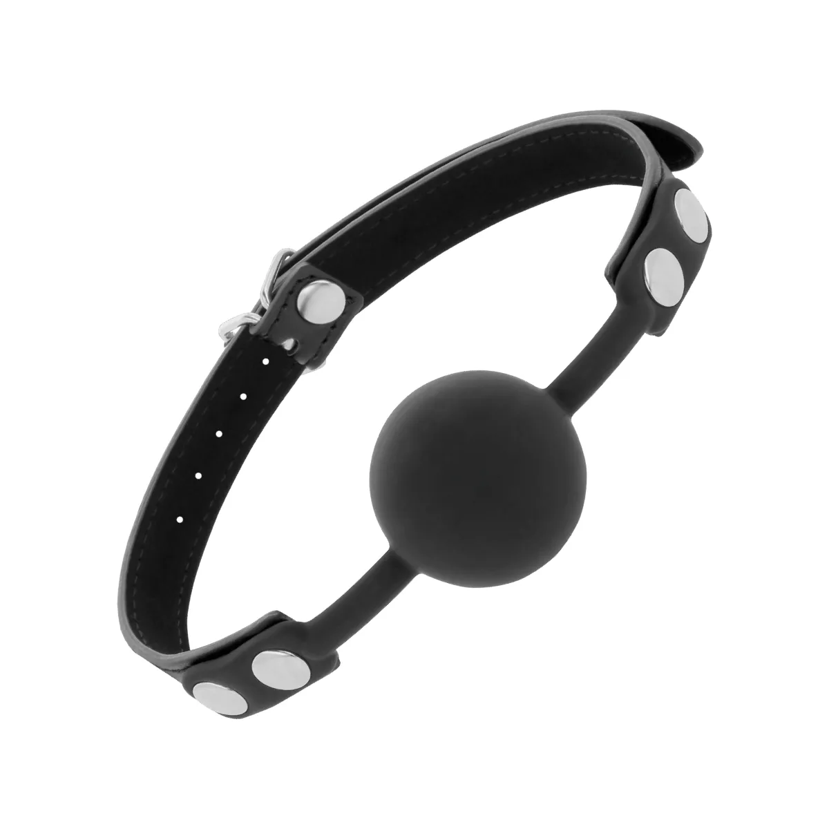 Knebel aus Schwarzem Silikon von Darkness Bondage | Fesselliebe.de