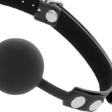 Knebel aus Schwarzem Silikon von Darkness Bondage | Fesselliebe.de
