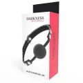 Knebel aus Schwarzem Silikon von Darkness Bondage