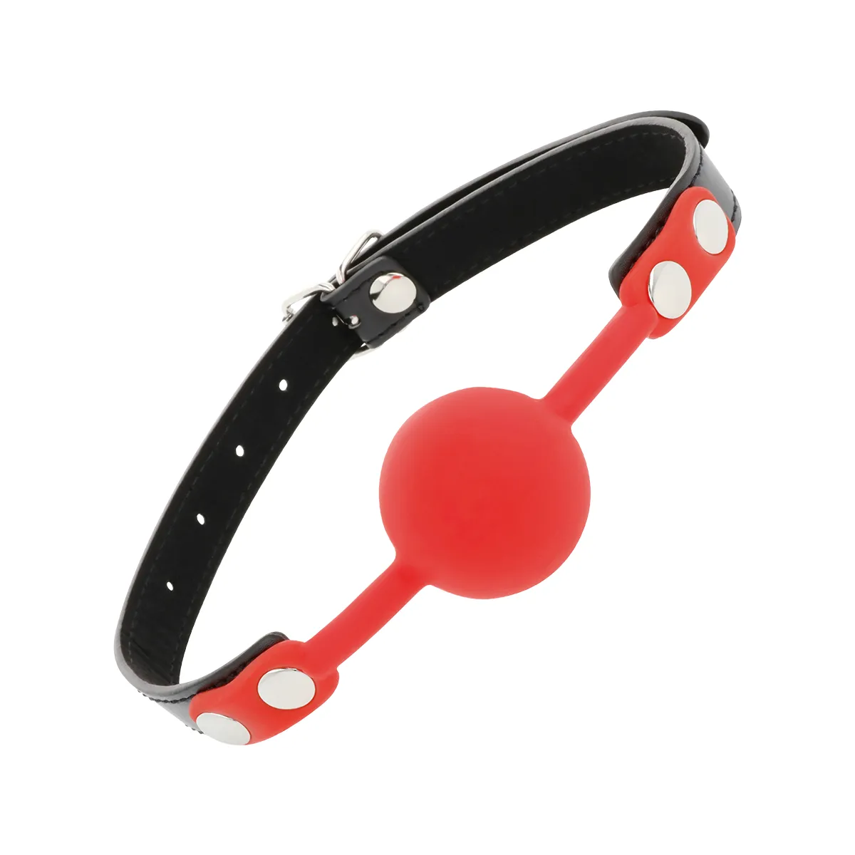 Knebel aus Rotem Silikon von Darkness Bondage | Fesselliebe.de