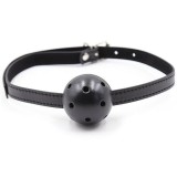 Knebel mit Ball und Öffnungen von Ohmama Fetish | Fesselliebe.de