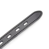Silikon-Ballgag mit Ledergürtel (VORHÄNGESCHLOSS Inklusive) von Ohmama Fetish | Fesselliebe.de