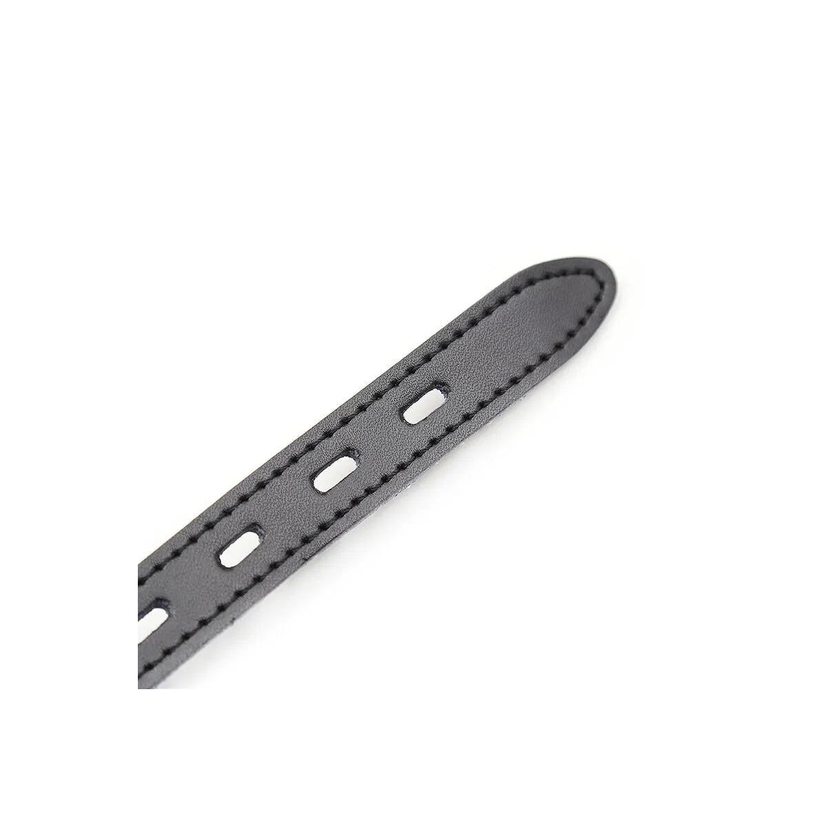 Silikon-Ballgag mit Ledergürtel (VORHÄNGESCHLOSS Inklusive) von Ohmama Fetish | Fesselliebe.de