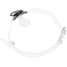 Transparenter Schnuller Knebel von Ohmama Fetish | Fesselliebe.de