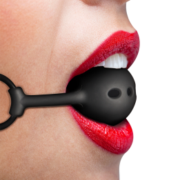 Atmungsaktiver Ballknopf aus Silikon von Fetish Submissive Bondage | Fesselliebe.de