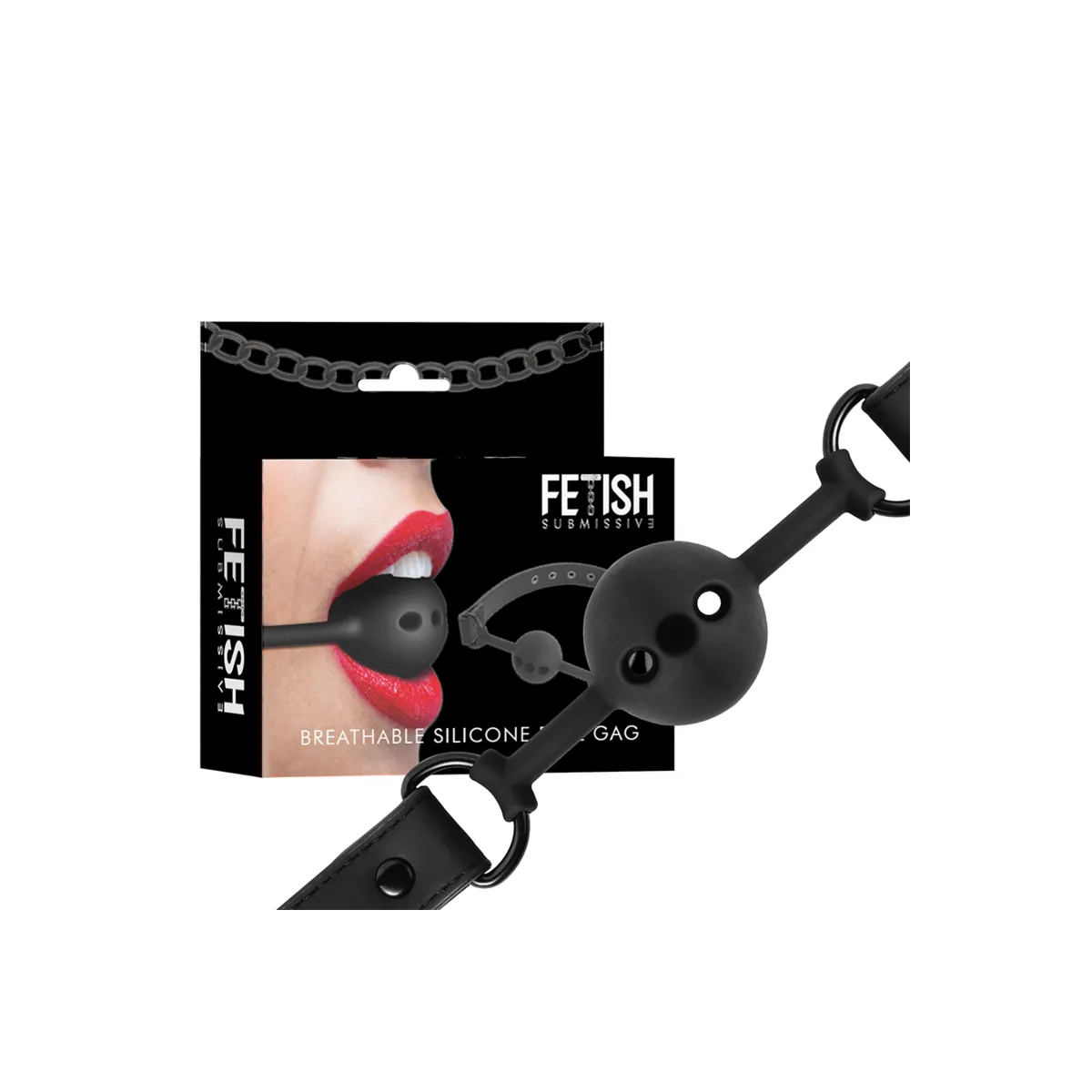Atmungsaktiver Ballknopf aus Silikon von Fetish Submissive Bondage | Fesselliebe.de
