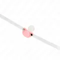 Rosa Schnullerform-Spitze 5,5 X 4 cm Verstellbar 43-60 cm von Kink Collar & Gag