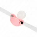 Rosa Schnullerform-Spitze 5,5 X 4 cm Verstellbar 43-60 cm von Kink Collar & Gag