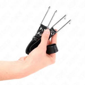 Metallhaken-Knebel Verstellbar 36-52 cm von Kink Collar & Gag