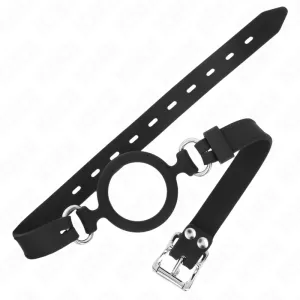 Silikon O-Ring 5 cm Knebel 56 cm von Kink Collar & Gag