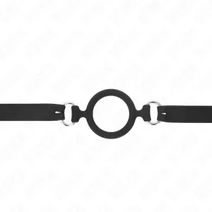 Silikon O-Ring 5 cm Knebel 56 cm von Kink Collar & Gag