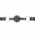 Hohlharter Schwarzer Ball 4,5 cm Gag Modell 1 63,5 X 2 cm von Kink Collar & Gag