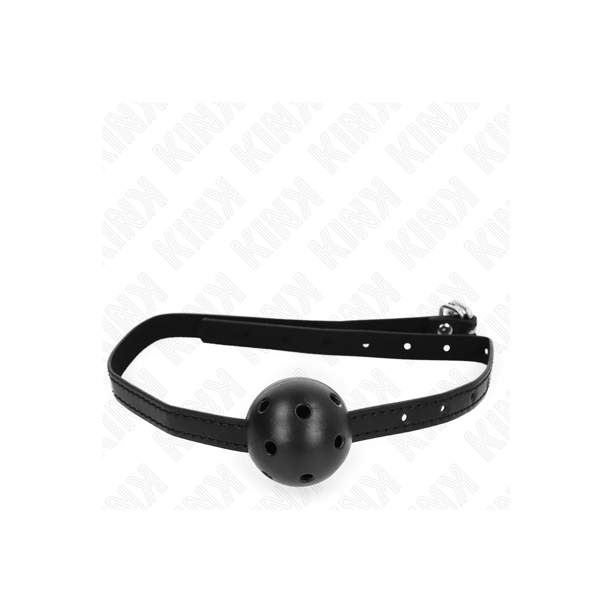 Simplicity Schwarzer Atmungsaktiver Ball 4,5 cm Gag 62 X 1,5 cm von Kink Collar & Gag | Fesselliebe.de