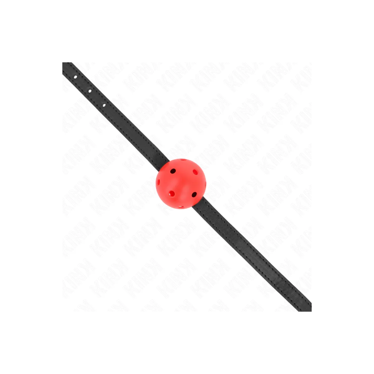 Simplicity Rot Atmungsaktiver 4,5 cm Ballgag 62 X 1,5 cm von Kink Collar & Gag | Fesselliebe.de