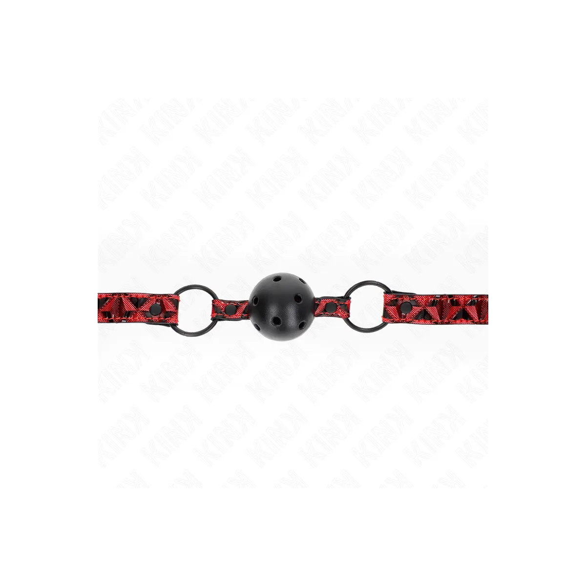 Rautenmuster-Ball 4,5 cm Gag Modell 2 64,5 cm Verstellbar 42-60 cm von Kink Collar & Gag | Fesselliebe.de