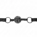 Rautenmuster-Ball 4,5 cm Gag Modell 3 64,5 cm Verstellbar 42-60 cm von Kink Collar & Gag