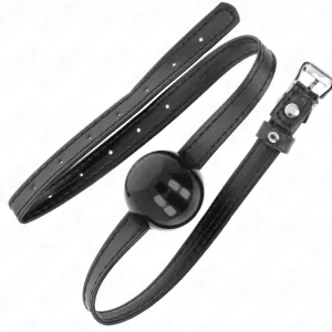 Kleiner Simplicity Riemenball 4 cm Gag 60 X 2 cm von Kink Collar & Gag