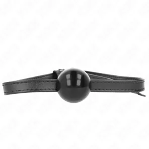 Kleiner Simplicity Riemenball 4 cm Gag 60 X 2 cm von Kink Collar & Gag