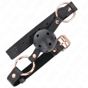Premium Tpe Ball 4 cm Knebel 60 X 2 cm von Kink Collar & Gag