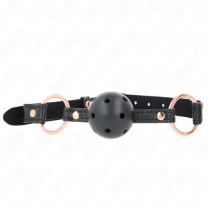 Premium Tpe Ball 4 cm Knebel 60 X 2 cm von Kink Collar & Gag