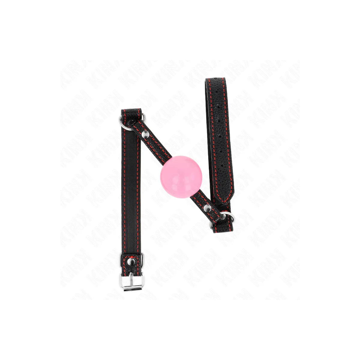 Roségold-Kugel 4 cm Knebel 60 X 2 cm von Kink Collar & Gag | Fesselliebe.de