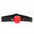 Soft Tpe Ball 4 cm Gag Modell 1 66 X 2,5 cm Verstellbar 41-61 cm von Kink Collar & Gag