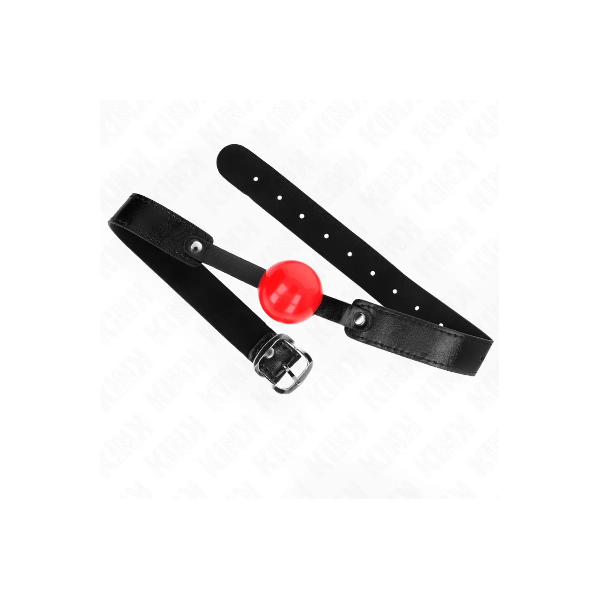 Soft Tpe Ball 4 cm Gag Modell 1 66 X 2,5 cm Verstellbar 41-61 cm von Kink Collar & Gag | Fesselliebe.de