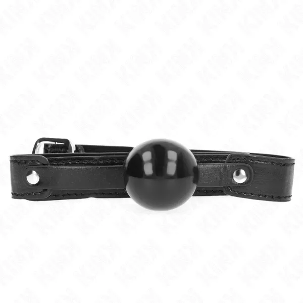 Weicher Tpe-Ball 4 cm Gag Modell 2 65 X 2,5 cm von Kink Collar & Gag | Fesselliebe.de