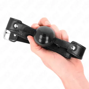 Weicher Tpe-Ball 4 cm Gag Modell 2 65 X 2,5 cm von Kink Collar & Gag