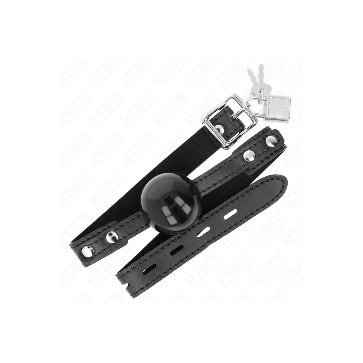 Soft Tpe Ball 4 cm Gag Modell 3 60 X 2 cm Verstellbar 37-52 cm von Kink Collar & Gag | Fesselliebe.de