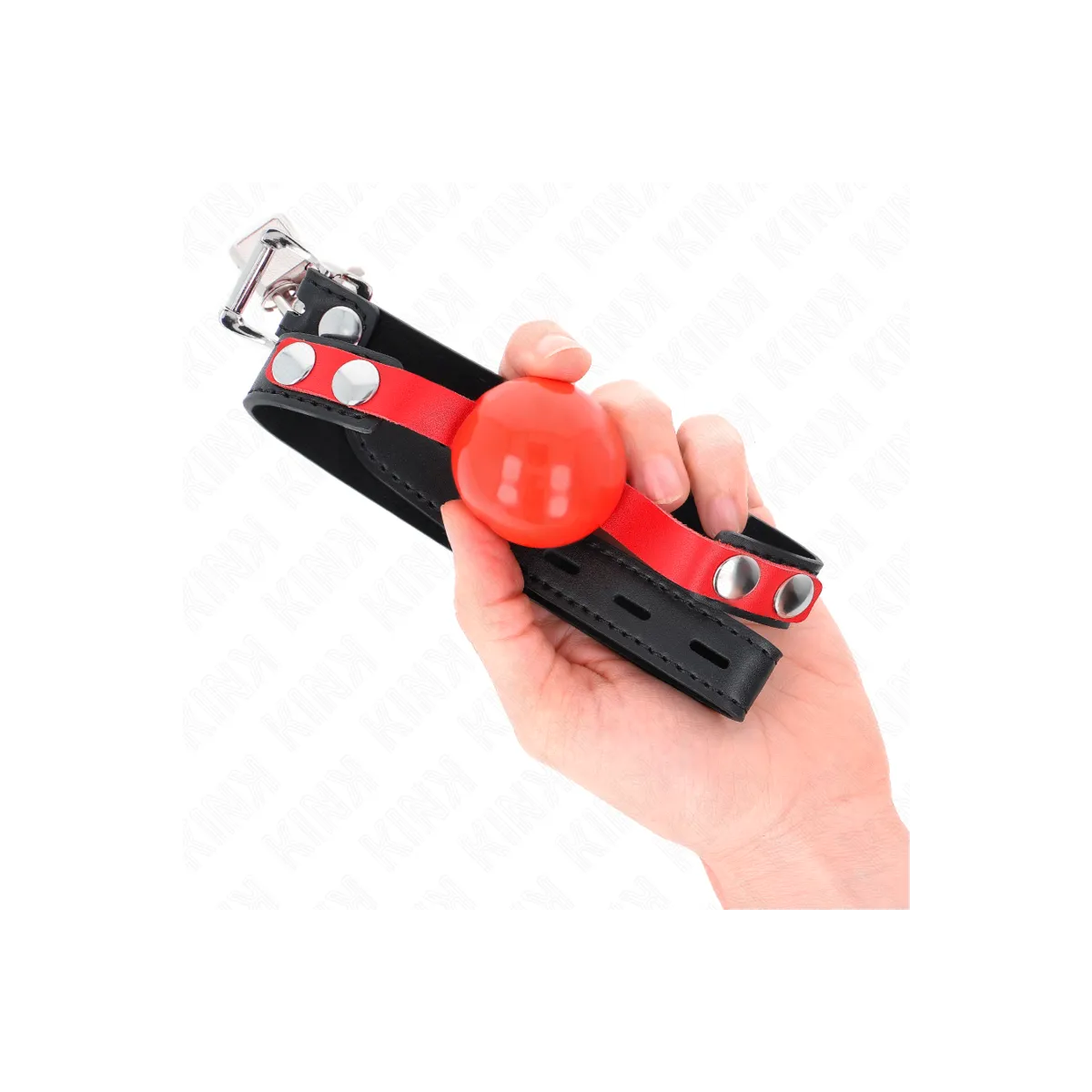 Soft Tpe Ball 4 cm Gag Modell 4 60 X 2 cm Verstellbar 37-52 cm von Kink Collar & Gag | Fesselliebe.de