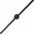Schwarzer Einzelner Fester Ball 4 cm Gag 65 X 1,5 cm von Kink Collar & Gag
