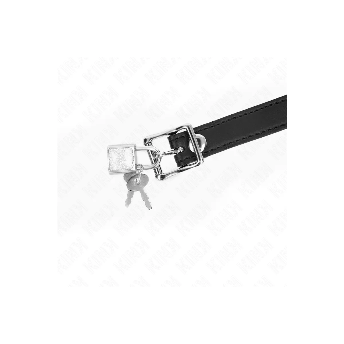 Silikonball 4 cm Knebel mit Schloss 60 X 2 cm von Kink Collar & Gag | Fesselliebe.de