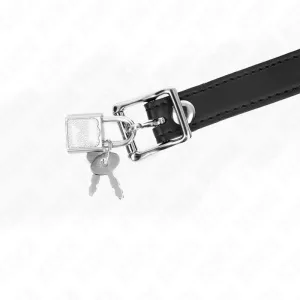 Silikonball 4 cm Knebel mit Schloss 60 X 2 cm von Kink Collar & Gag