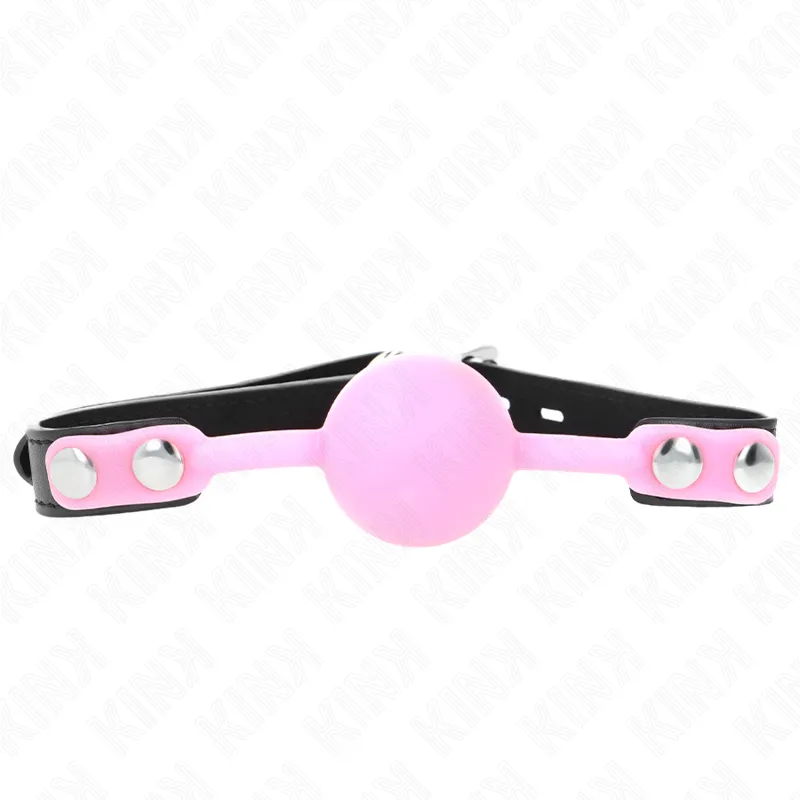 Leuchtender Silikonball 4 cm Knebel 60 X 2 cm von Kink Collar & Gag | Fesselliebe.de