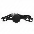 Modell 1 Silikonball 4 cm Knebel mit Schloss 60 X 2 cm von Kink Collar & Gag