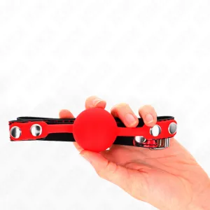Silikonball 4 cm Gag Modell 2 60 X 2 cm von Kink Collar & Gag