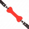 Roter Knochen 12 cm Gag 63 X 2 cm von Kink Collar & Gag