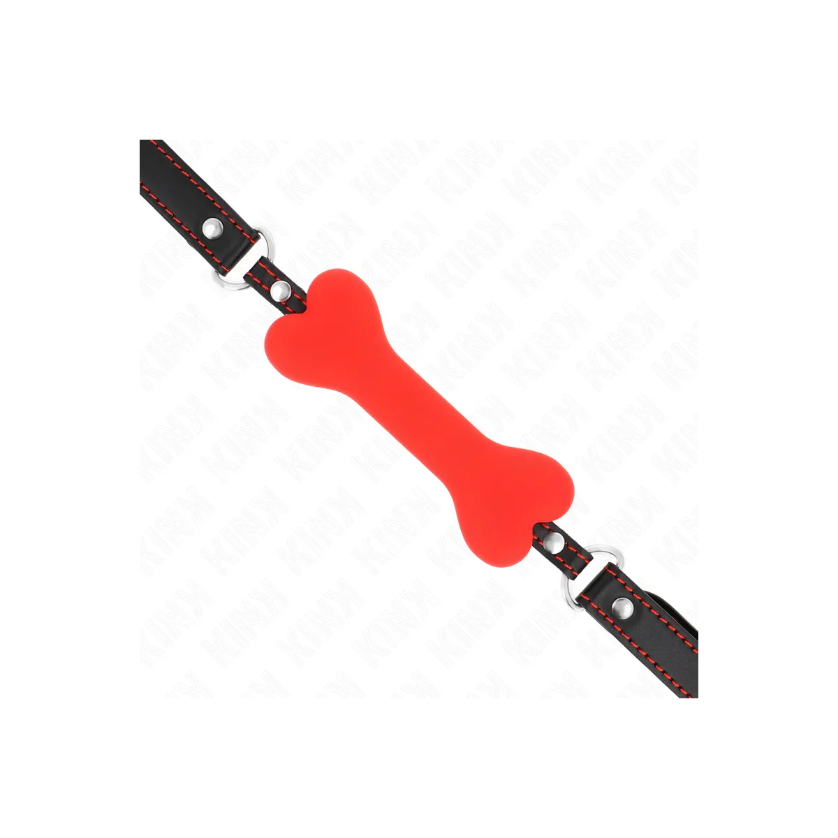 Roter Knochen 12 cm Gag 63 X 2 cm von Kink Collar & Gag | Fesselliebe.de