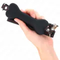 Schwarzer Knochen 12 cm Gag 63 X 2 cm von Kink Collar & Gag