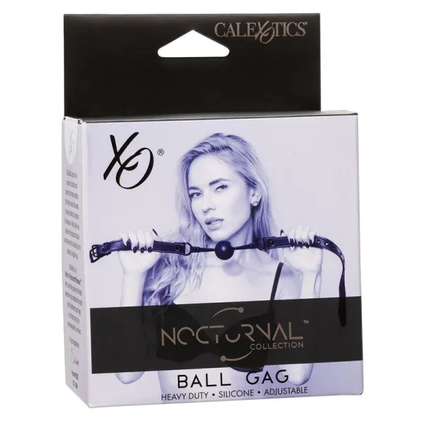 Nocturnal Ball Gag Silikon Schwarz von Calexotics | Fesselliebe.de