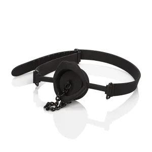 Scandal -GAG mit Schwarzem Silikon-Plug von Calexotics