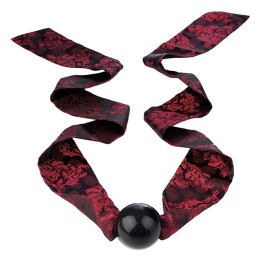 Scandal Ball Gag mit Schwarz/Roter Schleife von Calexotics | Fesselliebe.de