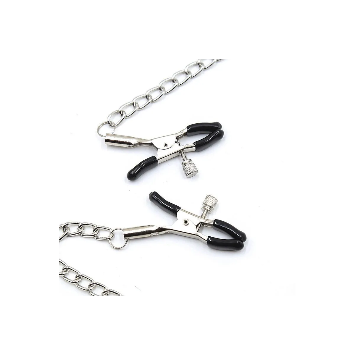 Black Ball Gag With Nipple Clamps von Ohmama Fetish | Fesselliebe.de