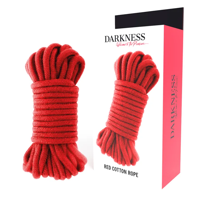 Japanisches Seil 10 M Rot von Darkness Bondage | Fesselliebe.de
