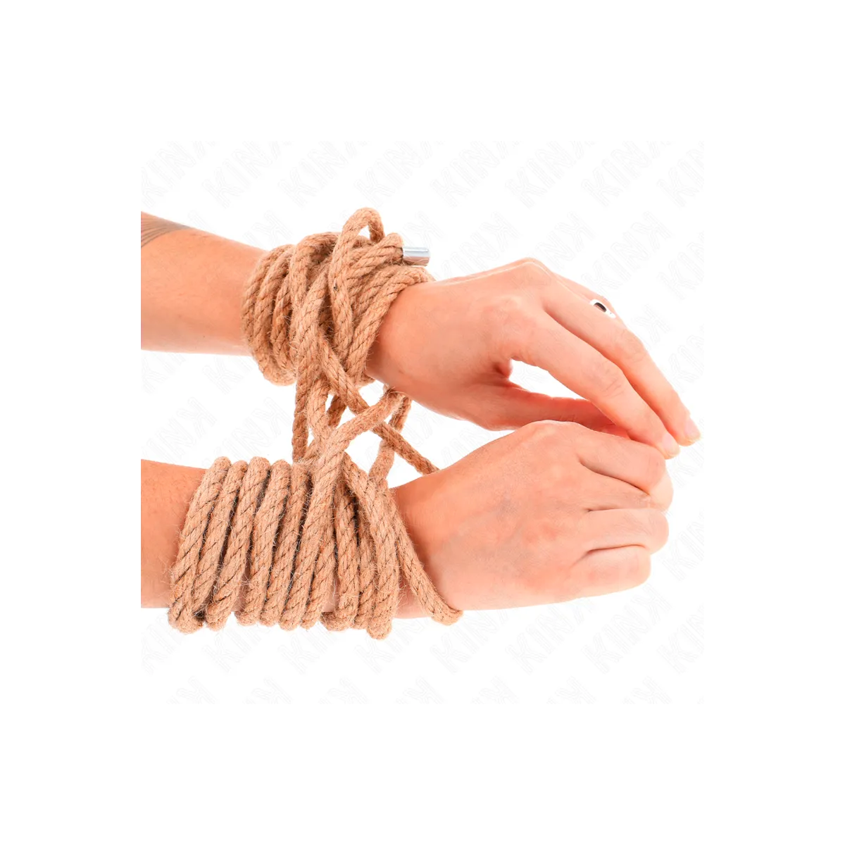 Hanfseil mit Metallkopf 5 Meter von Kink Rope Arts | Fesselliebe.de