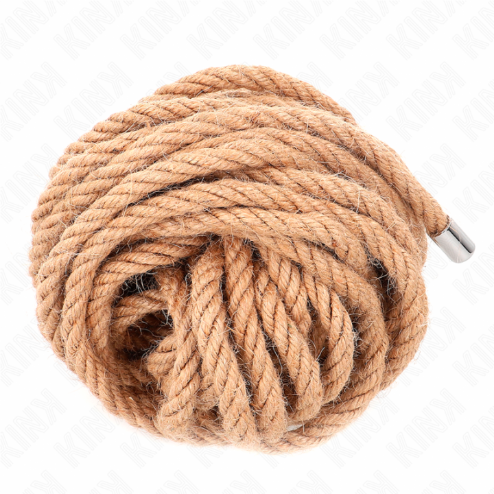 Hanfseil mit Metallkopf 10 Meter von Kink Rope Arts | Fesselliebe.de