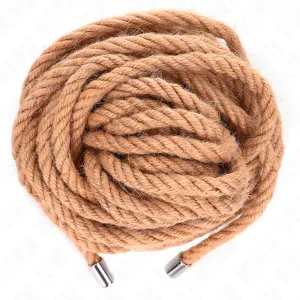 Hanfseil mit Metallkopf 10 Meter von Kink Rope Arts