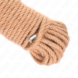 Hanfseil mit Metallkopf 20 Meter von Kink Rope Arts | Fesselliebe.de