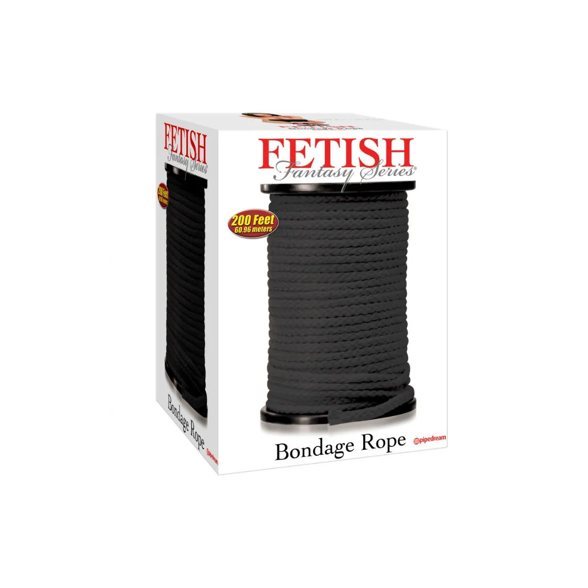 Bondageseil Schwarz 60,96 Meter von Fetish Fantasy Series | Fesselliebe.de